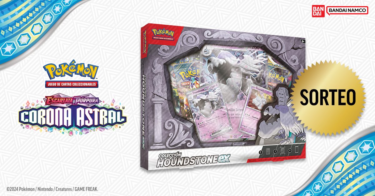 Según la Pokedex, Houndstone pasa gran parte de su tiempo durmiendo en cementerios y es uno de los Pokemon más fieles con su entrenador 🫢. En honor a esa lealtad queremos sortear TRES cajas Colección Houndstone DX, ¿Quieres ser uno de los ganadores?

- ¡Síguenos!
- Da RT y FAV a
