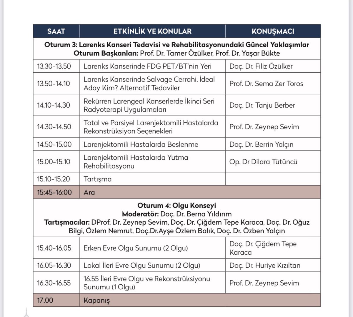 Hamidiye Tıp Fakültesi olarak düzenlediğimiz, Onkoloji Günleri kapsamında 11 Ocak 2025 cumartesi günü “Baş-Boyun Tümörleri (Larenks Kanseri)’nde Güncel Gelişmeler Sempozyumu” Hamidiye Külliyesinde gerçekleşecektir. Sizleri aramızda görmekten mutluluk duyacağız.