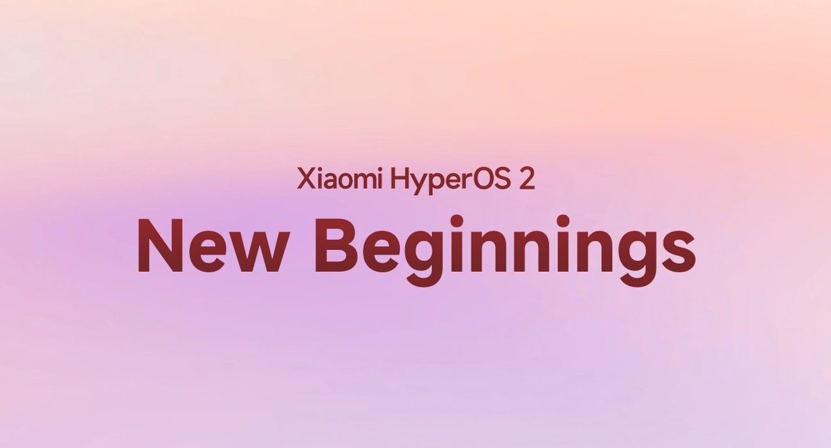 HyperOS 2 Launched Globally 

Know more 
mi.com/global/hyperos
