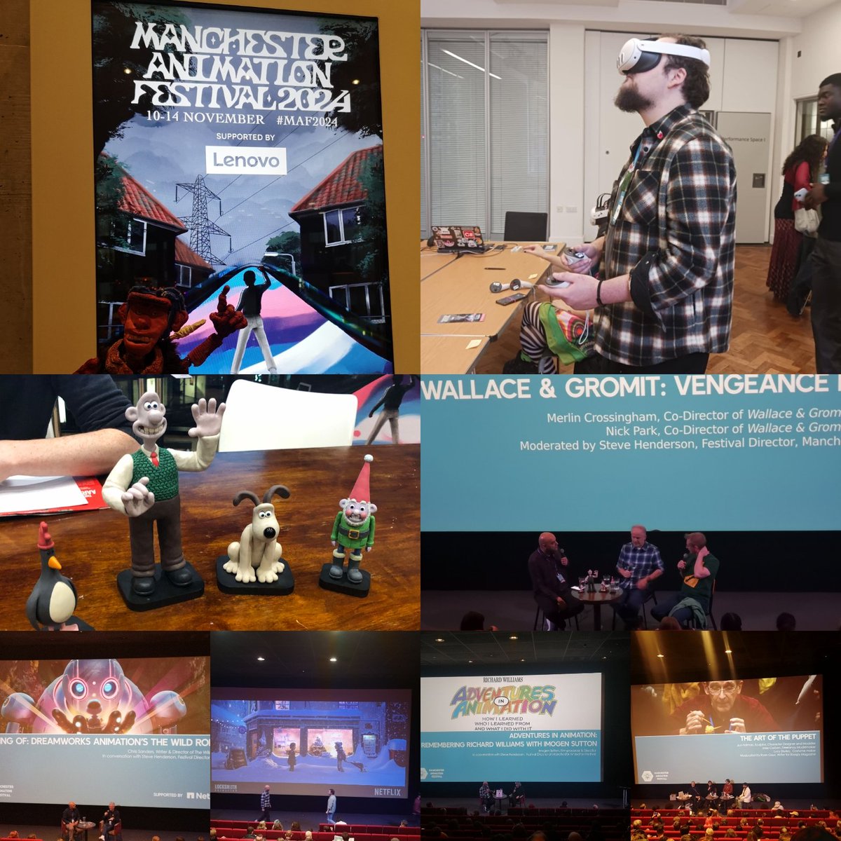 So, I attended Manchester Animation Festival this week. Really good experience as always. Hopefully I can go again next year. 

Hopefully one day I can attend as someone in the industry or with one of my films being shown in the festival 

<a href="/mcranimation/">Manchester Animation Festival</a> <a href="/LSAnimation/">Locksmith Animation</a> <a href="/aardman/">Aardman</a>