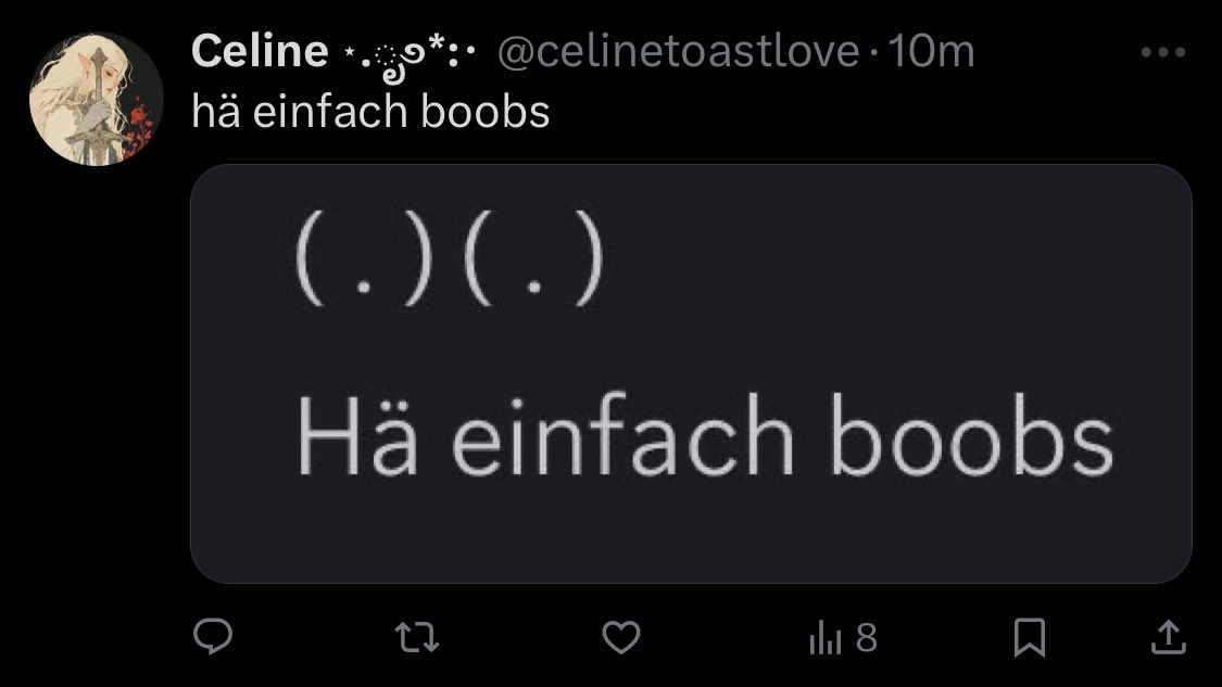 ( . ) ( . )
Hä einfach boobs