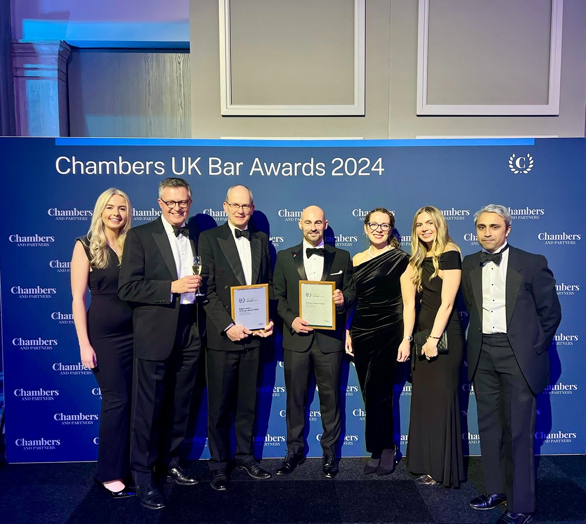 12KBW collect two awards at the Chambers Bar Awards last night!

12KBW awarded Personal Injury Set of the Year and Nigel Lewers wins Personal Injury Junior of the Year! 

We're hugely grateful to our clients for their feedback to the directories and honoured to see our members