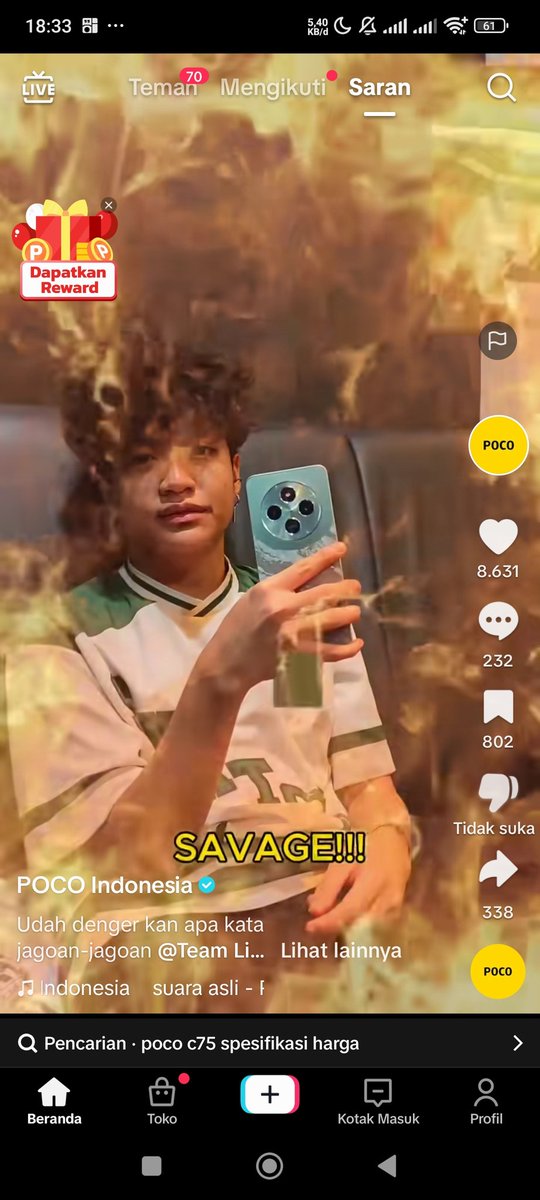 wandyazhe91's tweet photo. @POCO_ID Nge-game Pake POCO C75 itu SAVAGE #POCOnyaBeraksi https://t.co/95PWPpJDJv