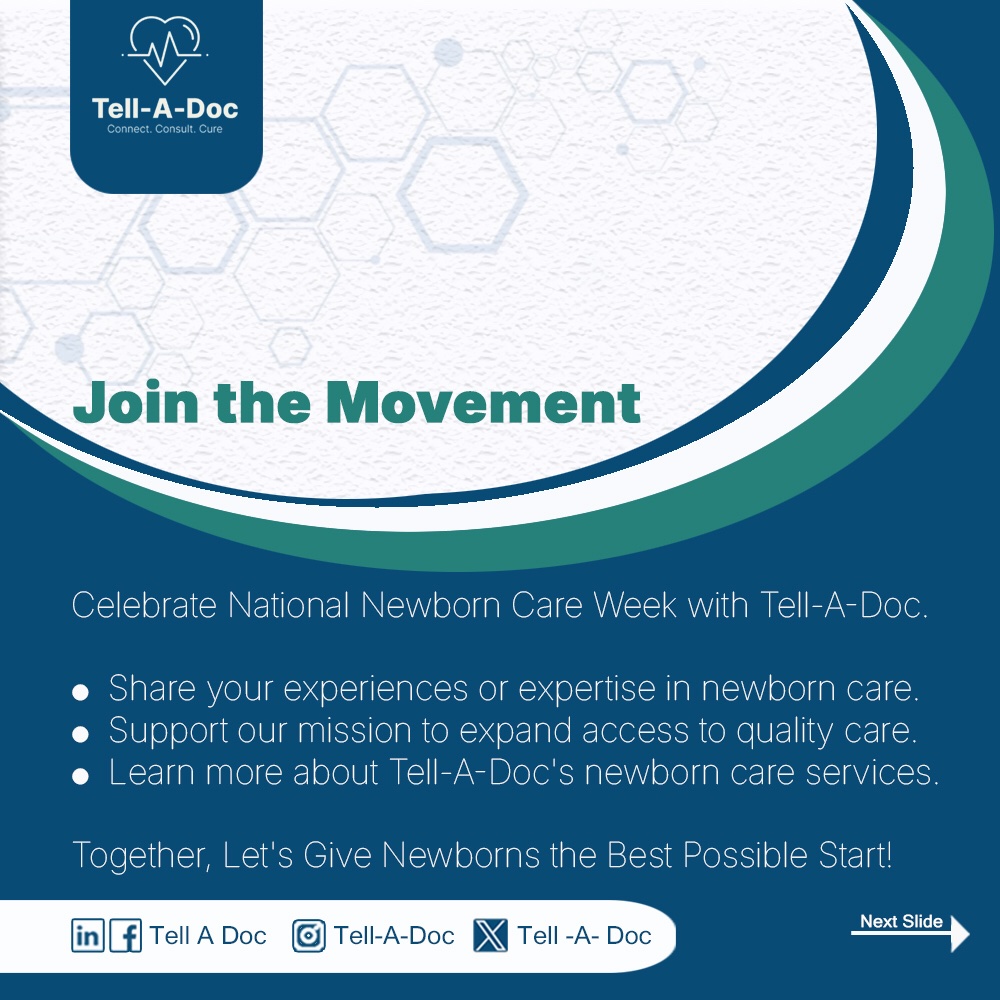 Tell_A_Doc's tweet photo. Every newborn deserves,
📍Access to quality healthcare
📍Regular check-ups& vaccinations
📍Nutrition & breastfeeding support
📍Safe & nurturing environments
Join Tell-A-Doc in promoting healthy beginnings🤗
@NewbornBrains
@LagosPHCB
#newborn #Pediatrics #telladoc #healthcare https://t.co/5NzWnA2G9z