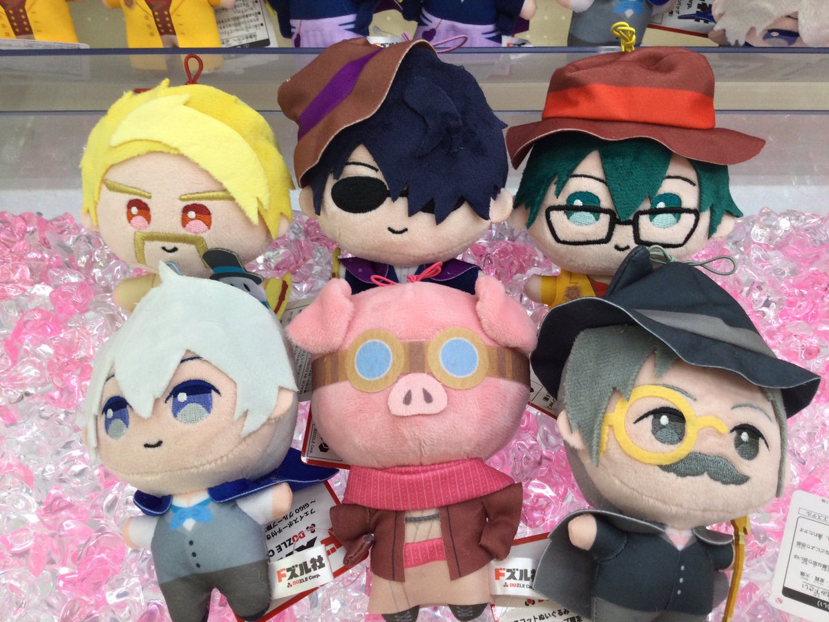 GiGO限定 ドズル社 マスコットぬいぐるみ 大正ロマン ver. 6点 ドズル社 マスコットぬいぐるみ(大正ロマンver.)～GiGOグループ
