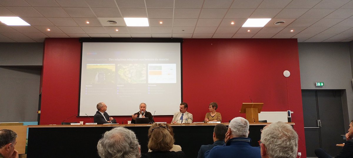 Prospective 2040 de l'agriculture euroise, innovation avec la start-up Genesis qui propose une cotation des sols, paiement pour services environnementaux avec l'association Symbiose ... une belle dernière  session de mandature de la CA de l'Eure !