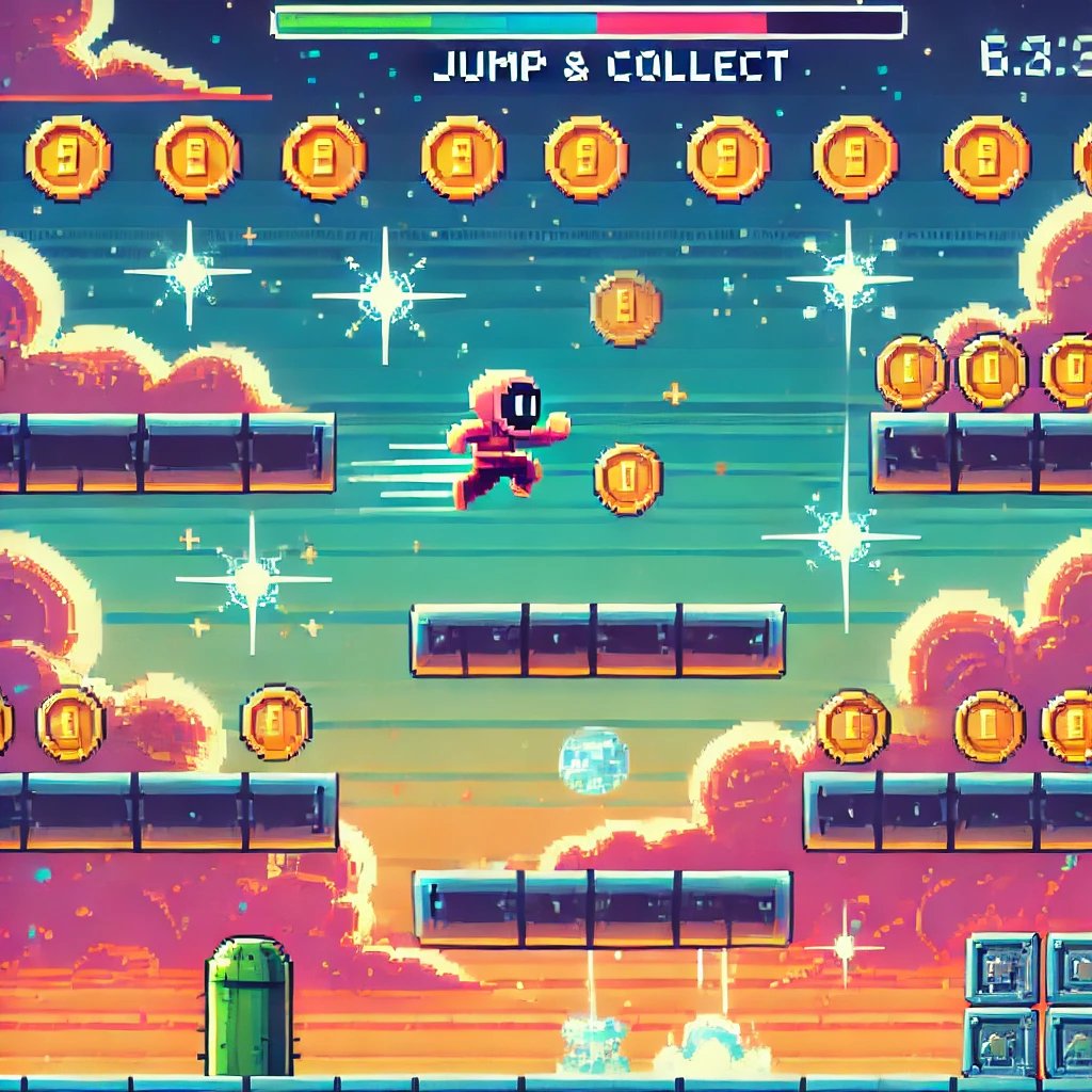 GrokGPTGames's tweet photo. It’s time to introduce you to the first game developed by our team. Meet Jump &amp; Collect!☄️

Immerse yourself in the world of exciting jumps and rewards! In Jump &amp; Collect, your task is to control a character who jumps on platforms, collecting coins and bonuses. Join us😉
#GrokGPT https://t.co/tjU6kLLYqX