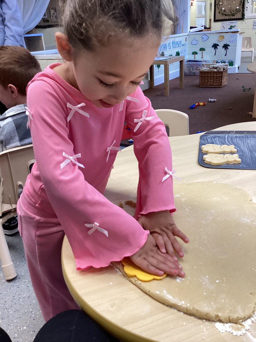 YNStocktonWood's tweet photo. It’s a special and fun day…so what better way to celebrate than with a double #bigcooklittlecook! We are now making Pudsey biscuits! #stocktonwoodpd #stocktonwoodead @BBCCiN https://t.co/WHl3Bh1qk2