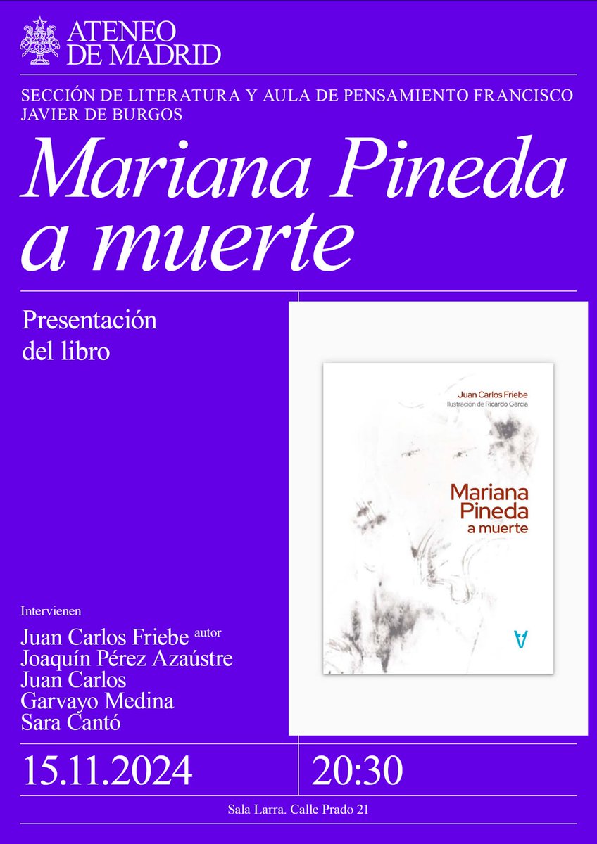 Hoy en Madrid. Yo no me lo perdería