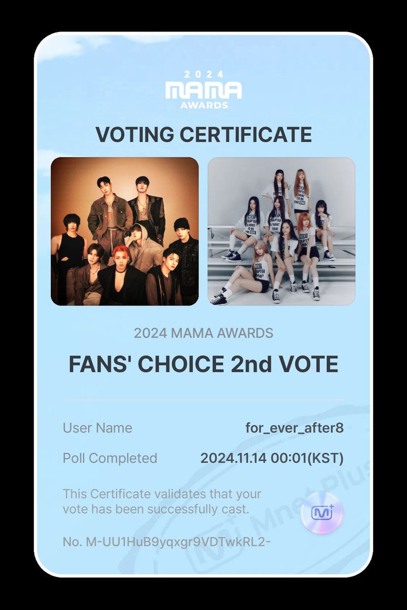 for_ever_after8's tweet photo. ROUND 2
Day 14

#2024MAMAVOTE #unis https://t.co/t4SsHuX3yd