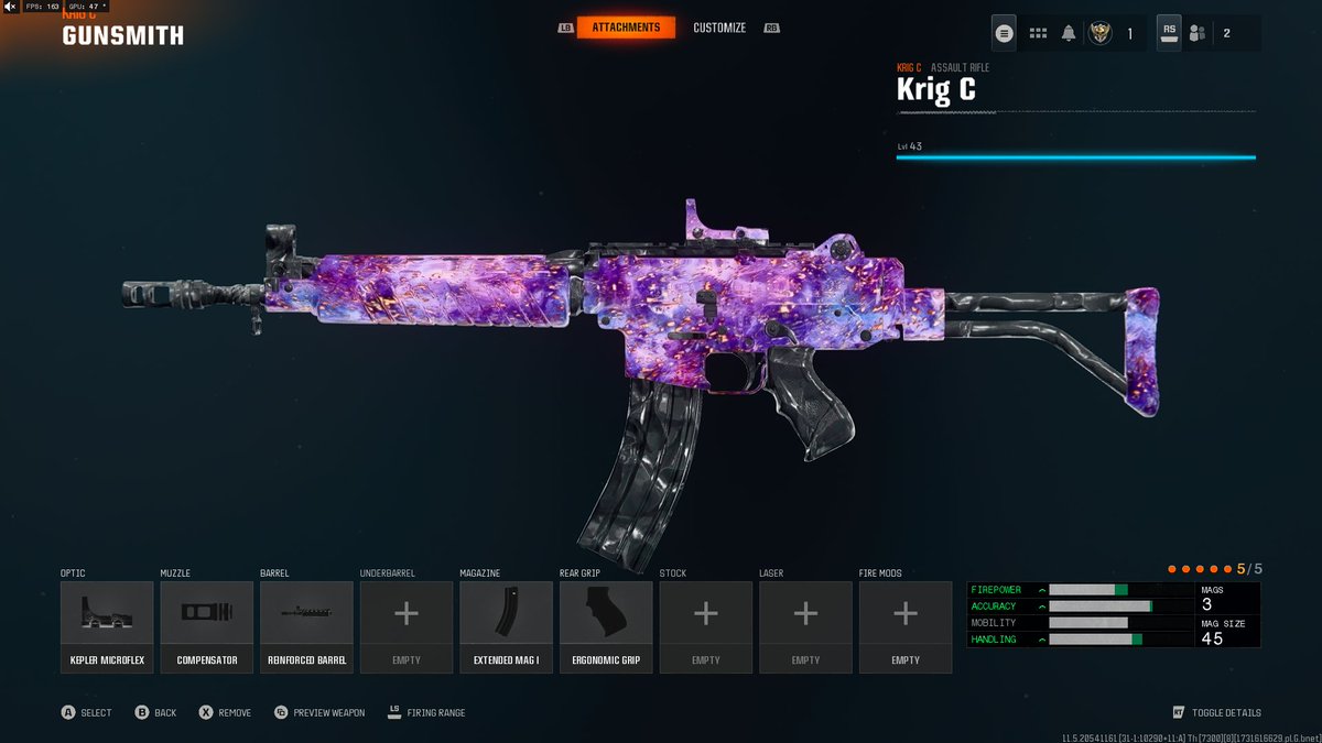 Best AR in the game.