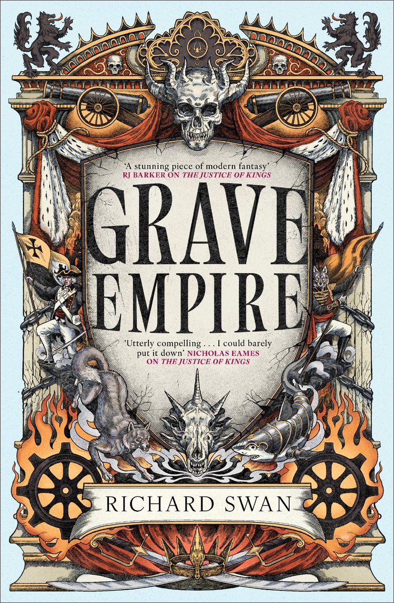 harryillers's tweet photo. Wow, an incredible starred review on Publishers Weekly for GRAVE EMPIRE by @Richard_S_Swan! 'Dazzling and immersive... The worldbuilding is lush, enhanced by Swan’s rich descriptive prose, and the characters are complex.'  Out in Feb and I'm told now available on Netgalley UK... https://t.co/zfCSXnzylN