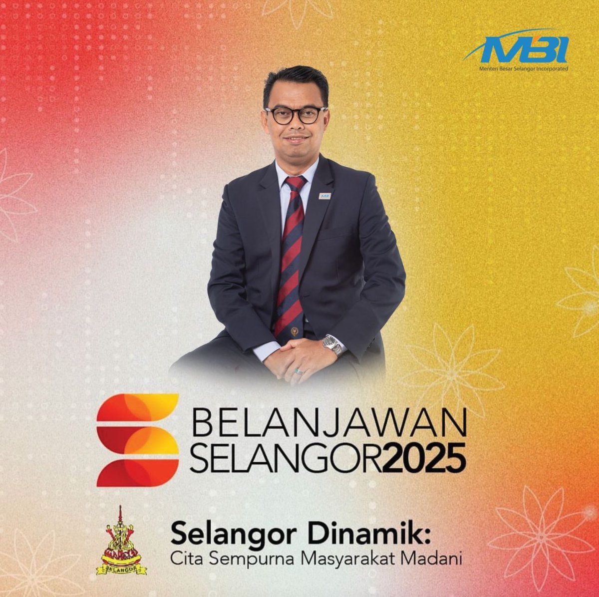 MBI Selangor dengan sepenuh hati, menyokong Belanjawan Negeri Selangor 2025, Selangor Dinamik: Cita Sempurna Masyarakat Madani.

Belanjawan ini mewakili pendekatan yang strategik dan berpandangan jauh untuk memupuk masyarakat madani yang dinamik dan sempurna, dengan tumpuan