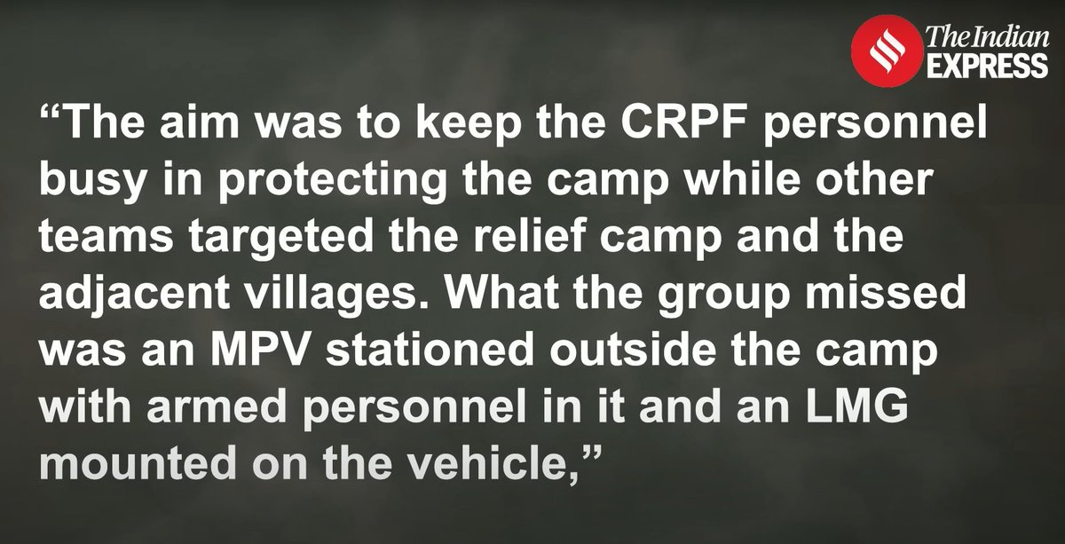 How A Miscalculated Attack On CRPF Camp In Manipur Led To Deaths Of Attackers - The Indian Express

Police sources have dismissed claims that village volunteers were among the dead, linking the attack to an armed miscalculation

Watch: youtube.com/watch?v=g9joN8… #Manipur #Jiribam