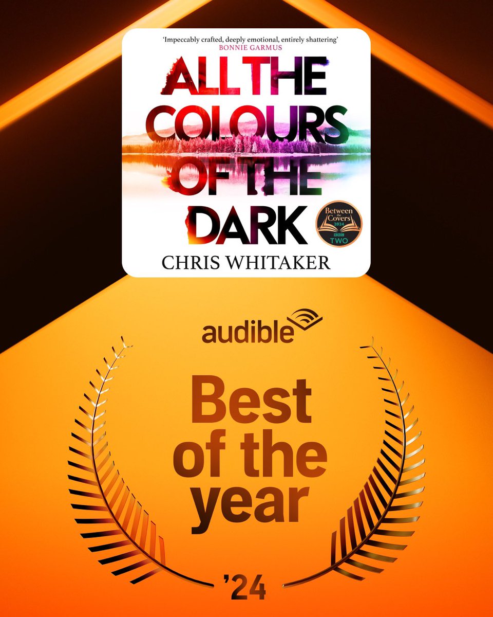 Chris Whitaker (@whittyauthor) on Twitter photo Iโm thrilled to share thatย All The Colours Of The Dark was selected as one of <a href="/audibleuk/">Audible UK ๐ง</a>โs #BestOfTheYear for 2024! Check out my winning title and explore all the best audiobooks, podcasts, and Originals of the year here: adbl.co/bestof24 Iโm thrilled to share thatย All The Colours Of The Dark was selected as one of <a href="/audibleuk/">Audible UK ๐ง</a>โs #BestOfTheYear for 2024! Check out my winning title and explore all the best audiobooks, podcasts, and Originals of the year here: adbl.co/bestof24