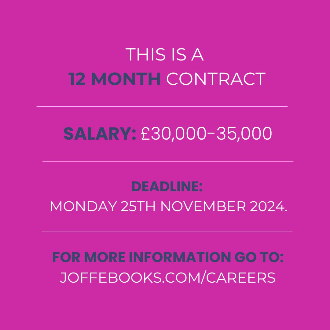🎨 Calling all COVER DESIGNERS—this could be YOUR chance! 💜 Check out the details and see if you’re the perfect fit: joffebooks.com/careers

#BookCoverDesigner #JobsinPublishing #CoverDesigner #CoverDesignerWanted #WeAreHiring #PublishingJobs