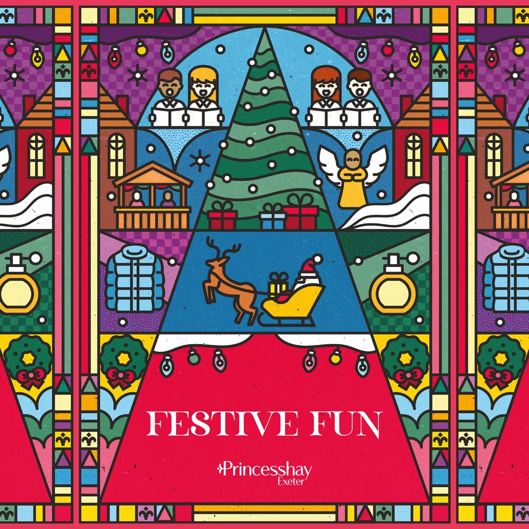 visitexeter's tweet image. Christmas has arrived @Princesshay🎄

With magical festive lights, Christmashay Village, the return of SPARK!, Charity Christmas Trees plus Thursday late-night shopping and Santa Sundays.

To find out more: princesshay.co.uk/christmashay/

#FestiveJoy #Christmas #Princesshay #visitexeter