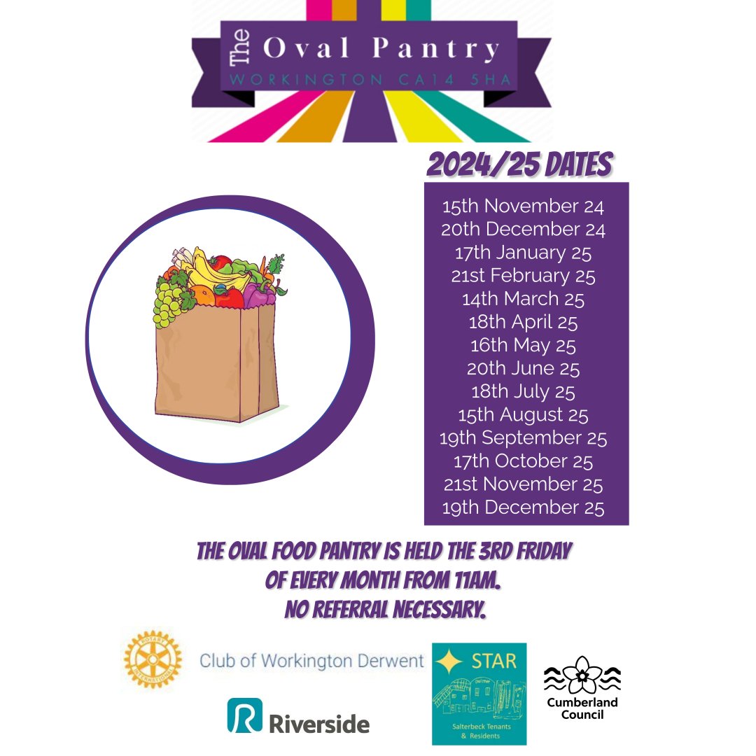 It's the Oval Pantry today from 11am
#dontforgettobringabag