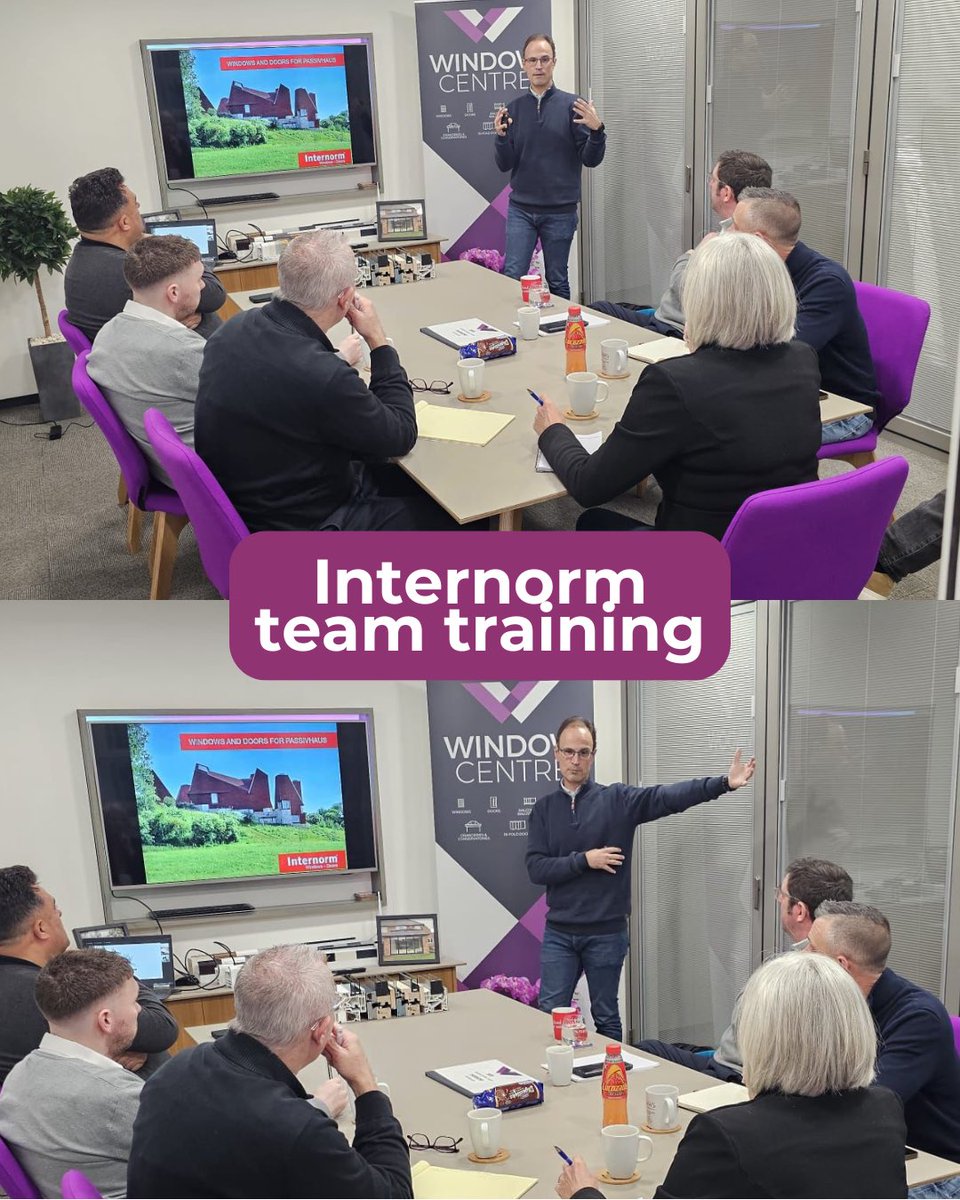 Thank you to <a href="/InternormUK/">Internorm Windows UK Ltd</a> for the training workshop this morning. 🤝
A great session for our team to learn more from one of our trusted suppliers. 

#Windows #doors #conservatories #orangeries #home #homerenovation #familybusiness #homereno #homeimprovements #internorm