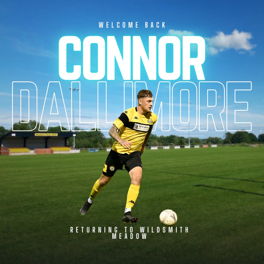 𝘾𝙤𝙣𝙣𝙤𝙧 𝘿𝙖𝙡𝙡𝙞𝙢𝙤𝙧𝙚 𝙧𝙚𝙩𝙪𝙧𝙣𝙨 𝙩𝙤 𝙒𝙞𝙡𝙙𝙨𝙢𝙞𝙩𝙝 𝙈𝙚𝙖𝙙𝙤𝙬.

We are delighted to announce Dallimore has returned to Newent Town. 

An influential character in the dressing room will strengthen our back line.🧱

#UpTheDaffs