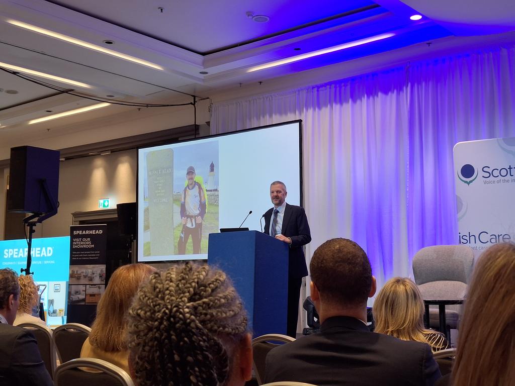 SC_Highland's tweet photo. Great start to the morning at the @scottishcare #carehome conference!
#carerevolution #carehome24 https://t.co/zif3NgdoMd