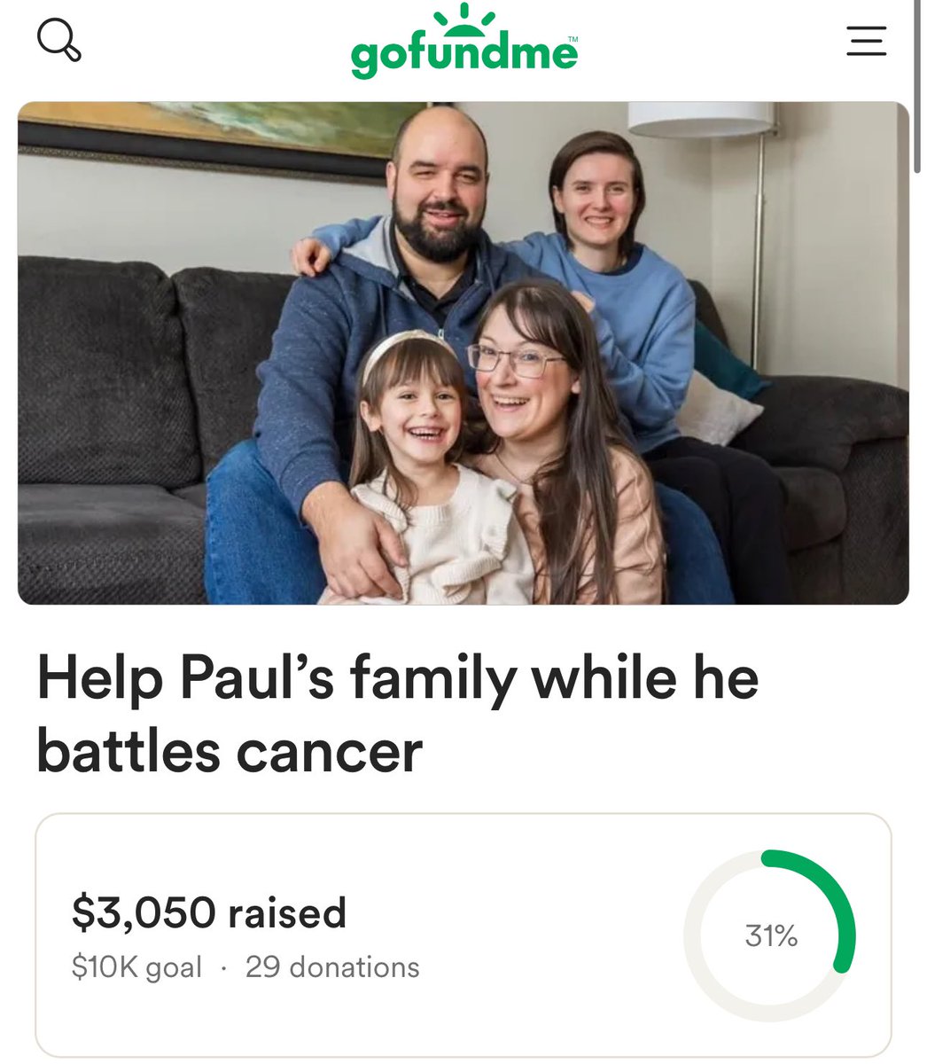 blackcassel's tweet photo. My little family stands united as my husband, at just 41, is gearing up for his 3rd battle against cancer. He’s our hero, and the heart of our family. Please like, share, and consider donating to help him kick this. https://t.co/TBuiIojJCu  #gofundmehelp #gofundmedonations https://t.co/5r1ikip97B