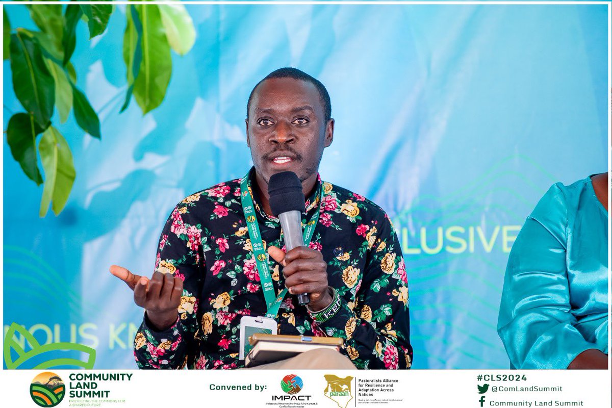 NamatiKenya's tweet photo. Sam Ngei of the @GJNetwork explaining how the #CarbonJusticePrinciples are applicable for communities in seeking justice &amp; making carbon markets fair. #CommunityLandSummit https://t.co/c6mguF6BJk