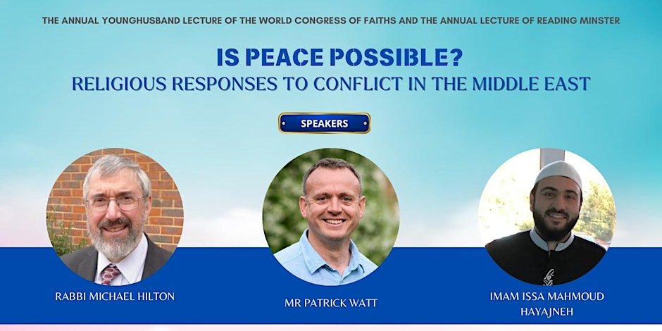 I'm looking forward to joining this interfaith panel on Sunday at Reading Minster, on one of the most pressing questions of our time - tickets are available here - eventbrite.co.uk/e/is-peace-pos…