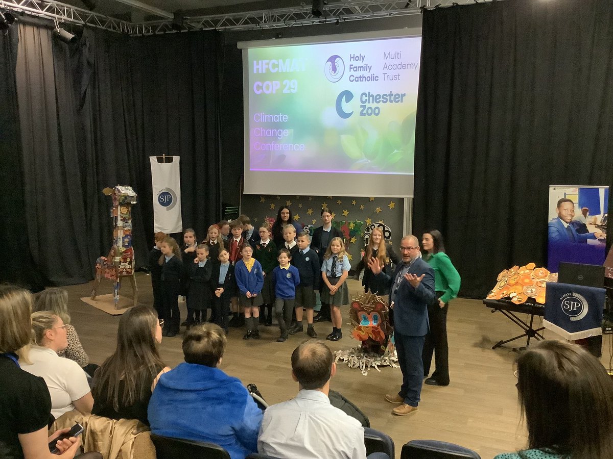 stjosephsbh's tweet photo. Well done to both - Niamh and Jonty spent a lot of their own time creating their PowerPoint, writing their speech and they spoke to the audience brilliantly! #HFCMAT https://t.co/ZT2B5ehYkl
