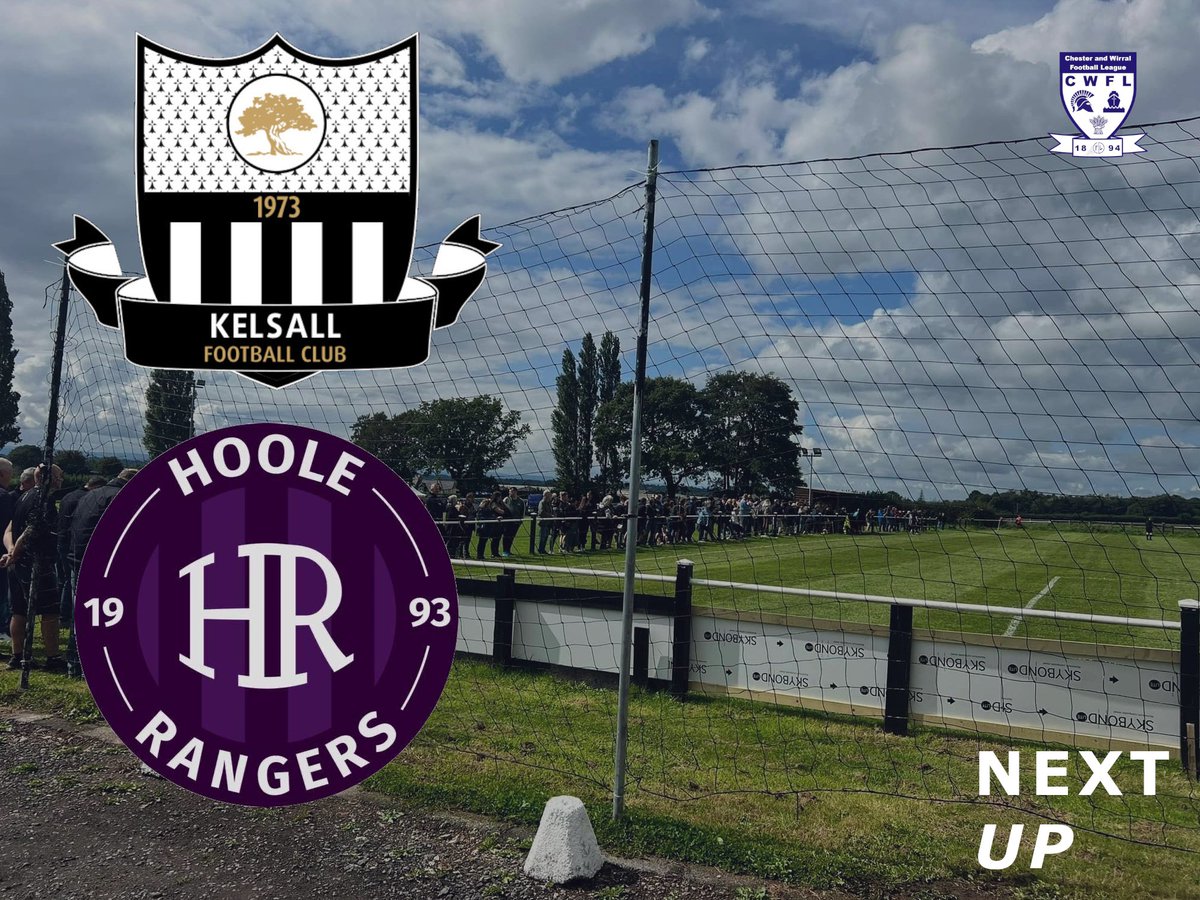 ⬛️⬜️ NEXT UP ⬛️⬜️

🆚 Hoole Rangers FC
🏟️ The Field of Dreams, Kelsall, CH3 8BH
⏰ 2:00pm
📅 16/11/2024 
🕸 kelsallfc.com/matches
🏆 CWFL Premier
#upthesall #blackwhitearmy
