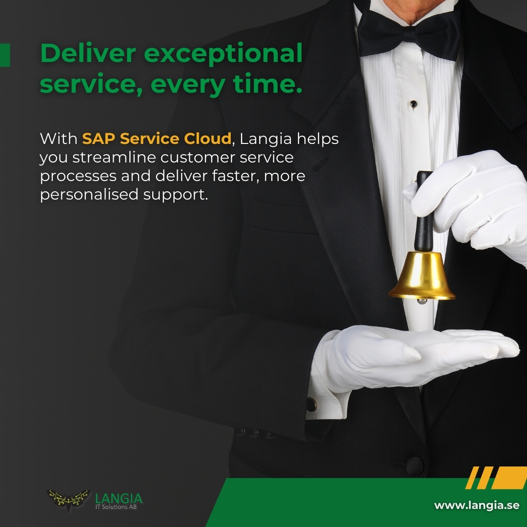 LangiaIT's tweet image. Deliver exceptional service, every time. 📞
With SAP Service Cloud, Langia helps you streamline customer service processes and deliver faster, more personalised support. 
👉[hubs.ly/Q02XHzk40]

#SAPServiceCloud #CustomerService #CustomerExperience #SAPCX #Langia
