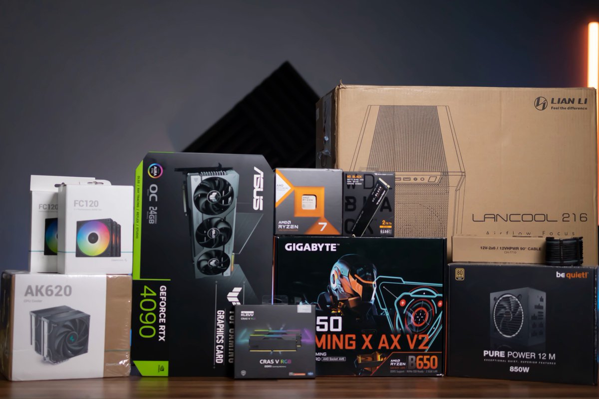 TGIF.😎TGIF. 😎 

Ending the week strong with an epic build using the now-previous king of gaming CPU's, the <a href="/AMDRyzen/">AMD Ryzen</a> 7800x3D.

@westerndigital <a href="/KlevvMemory/">KLEVV Memory</a> <a href="/Klevv_JP/">KLEVV Japan（クレブ）</a> <a href="/GlobalLianli/">LIAN LI Global</a> <a href="/GIGABYTEUSA/">GIGABYTE USA</a> <a href="/Deepcoolglobal/">DeepCool</a> <a href="/bequietofficial/">be quiet!</a> <a href="/ASUS/">ASUS</a>