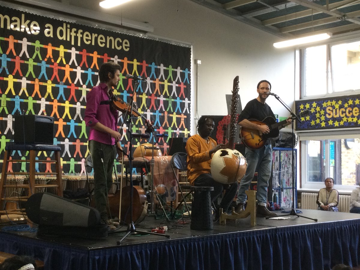 SchoolNorthview's tweet photo. We had a delightful addition to our Black History Month celebrations with a World Music Assembly by the Global Music Academy.  The pupils experienced a fantastic performance by three talented musicians from Senegal, USA and France. #NorthviewPrimarySchool https://t.co/mJCWirVBmq