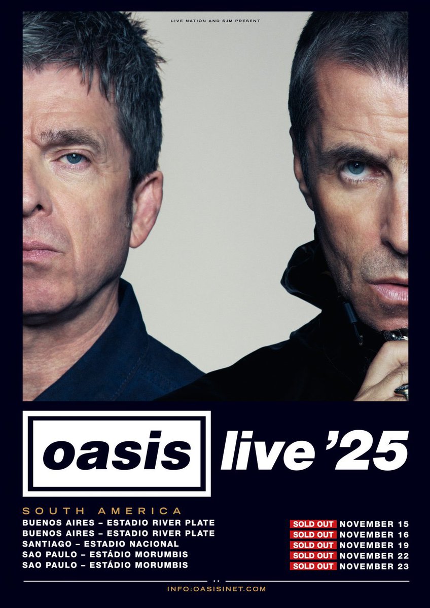 ohh beee!! sonunda oldu!! hayalim bir Beatle görmekti,o görevi 10 sene önce tamamladım.bir tek siz kalmıştınız.konuşmazlar bir daha derken 16 sene sonra..bu dünyadan bir şey istemem artık🙏

i got the “fuckin’” tickets!! i “fuckin’” made it!!  #oasis #Oasis25