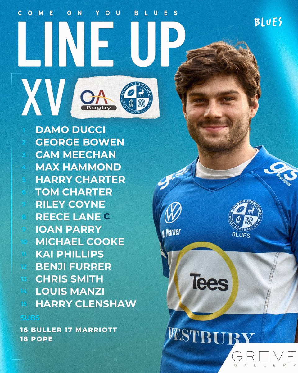 BSRUGBY's tweet photo. 📝 LINE UP 📝

Your line up for tomorrow’s Remembrance Day match at home. Which if you can’t make it to will also be available to watch on YouTube. 

KICK OFF
1XV - 15:00 @ Home V DMP
Blues - 14:00 @ Away V Old Albanians

💙🤍
#COYB #NAT1 #RUGBY https://t.co/nKrurz53iV