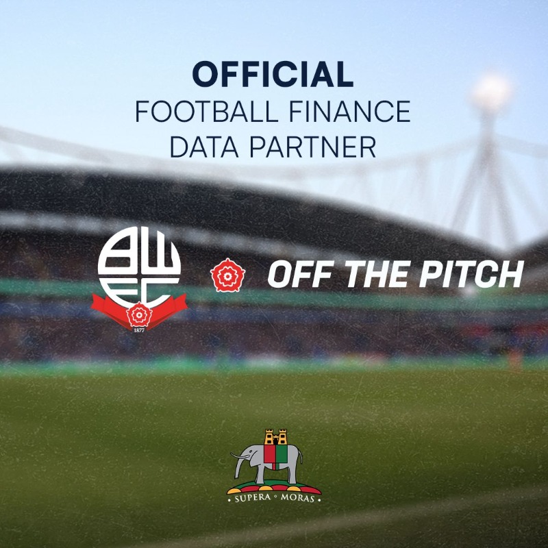 OfficialBWFC's tweet photo. 🤝 Wanderers welcome Off The Pitch as Football Finance Data Partner for the 2024/25 season!

Find out more here 👇

#bwfc