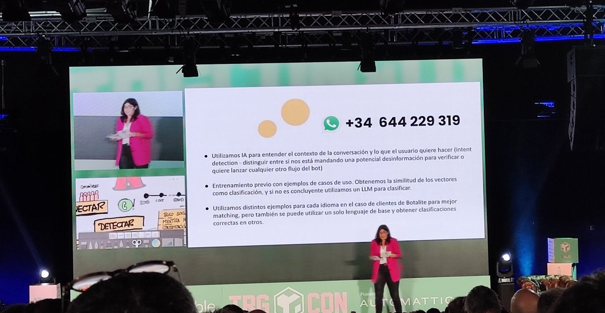 euargon's tweet photo. Muy interesante la charla sobre la lucha contra la desinformación de Clara Jiménez (Maldita) 🥰
#TRG24 https://t.co/HNmJRFZTjp