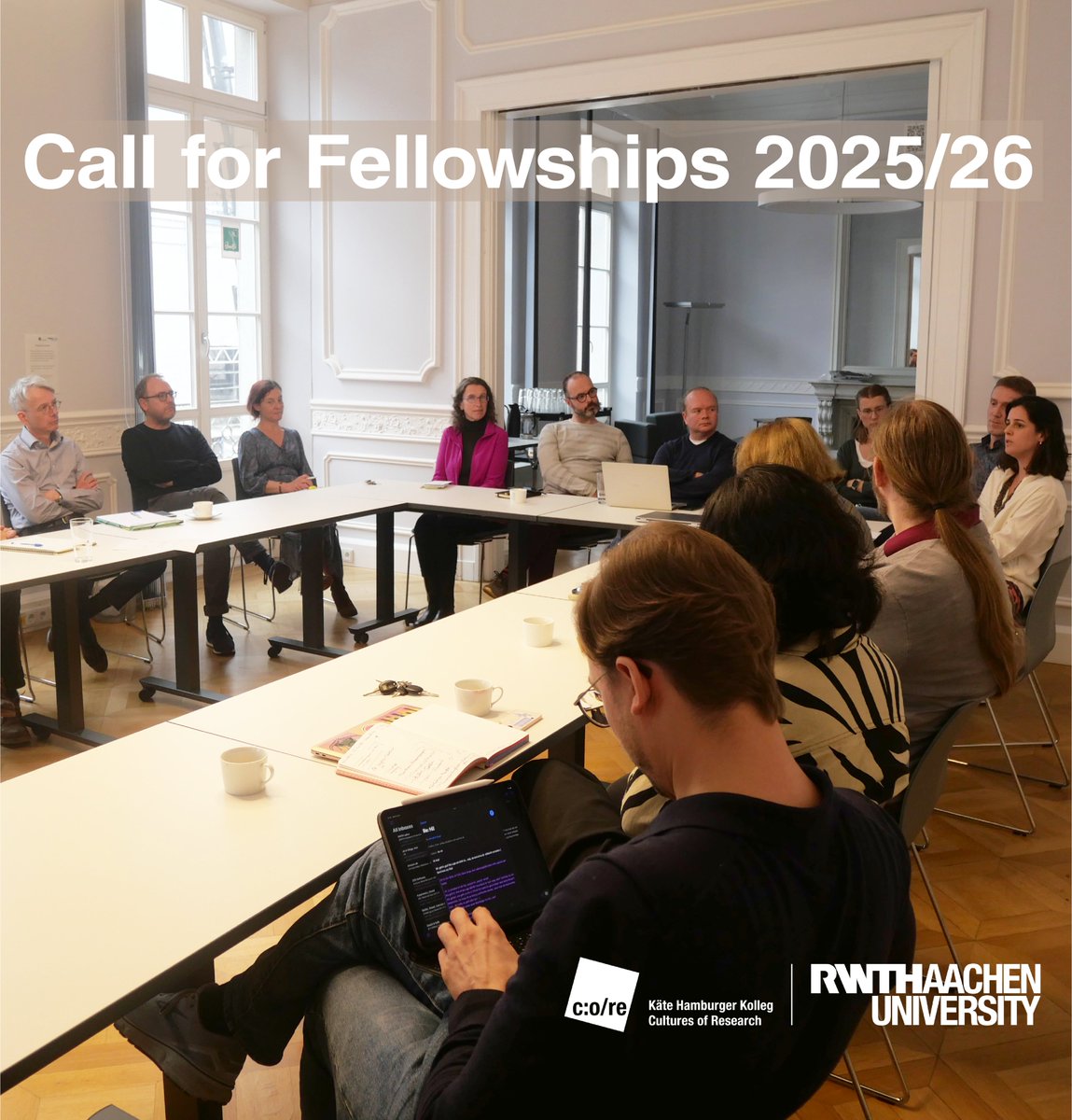 Cultures of Research (c:o/re) (@core_rwth) on Twitter photo 📢New call for #fellowships!
Are you interested in the topics of #digitality and #complexity? Then take a look at our call for fellowships for the academic year 2025/26.
Application deadline: December 31, 2024.
➡️khk.rwth-aachen.de/2024/11/13/117…
<a href="/RWTH/">RWTH Aachen</a> 📢New call for #fellowships!
Are you interested in the topics of #digitality and #complexity? Then take a look at our call for fellowships for the academic year 2025/26.
Application deadline: December 31, 2024.
➡️khk.rwth-aachen.de/2024/11/13/117…
<a href="/RWTH/">RWTH Aachen</a>