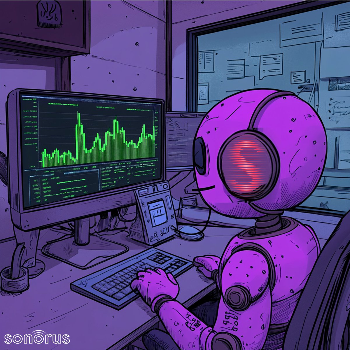 SonorusOfficial's tweet image. What if AI Music meets Memes?  

Something revolutionary is coming.🎵🤖✨
#AIMusic #Memecoin #Sonorus