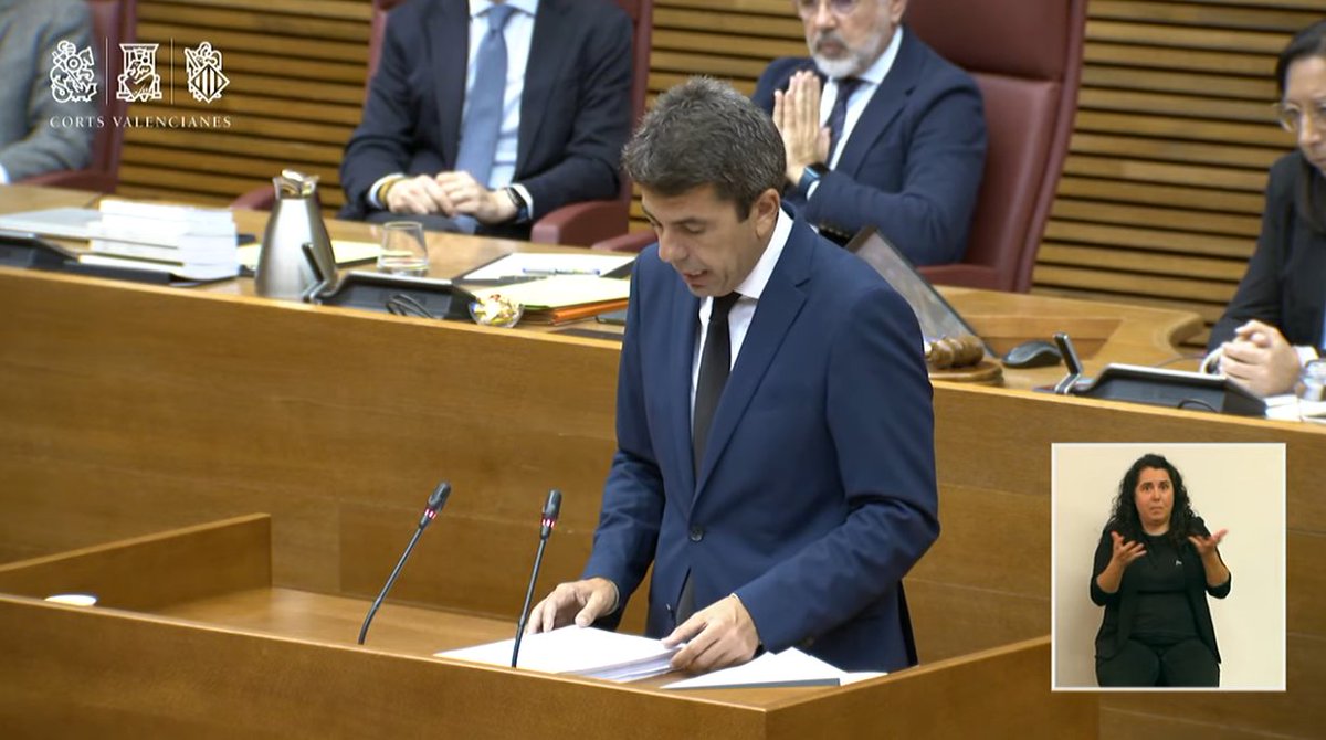 papirusa's tweet photo. Mazón porta 40 minuts mentint i encara no ha demanat perdó. https://t.co/ZAYGwpvVRx