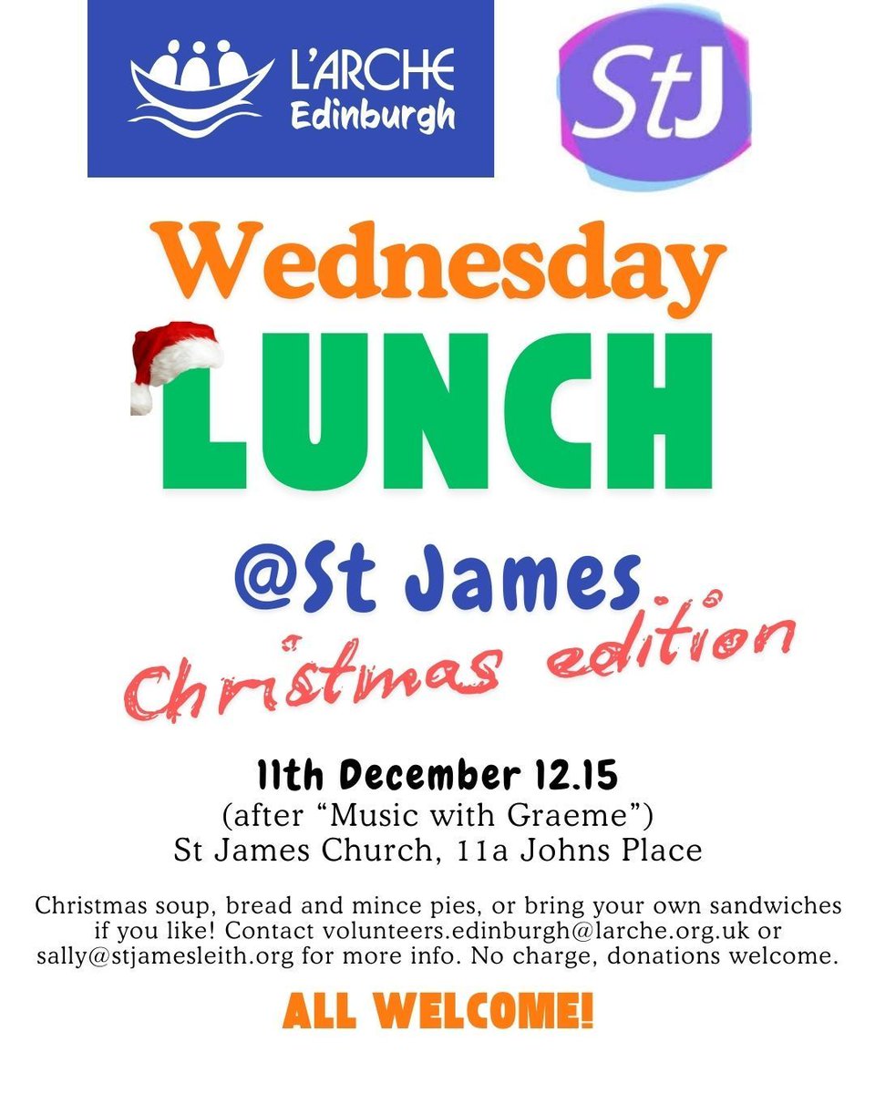 Do come along and join us for soup and socialising after Music With Graeme on Wednesday 11th December, we would love to see you there!