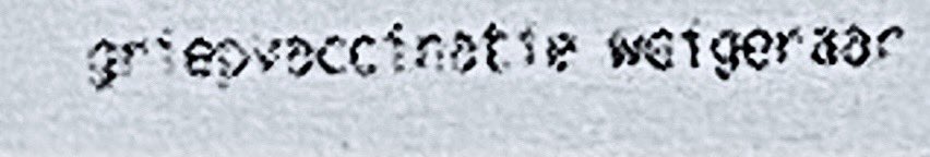 😳 Is dit het nieuwe normaal? Ik vroeg apotheek om kopie doorgefaxt recept. Zag dat  er stond: ‘griepvaccinatie weigeraar’. Belde met huisarts. ‘Dit is standaard bij vaccinatie weigeraars’, volgens assistente. CC: <a href="/veen_els/">Els van Veen</a> <a href="/PvanHouwelingen/">Pepijn van Houwelingen</a> <a href="/WybrenvanHaga/">Wybren van Haga</a>