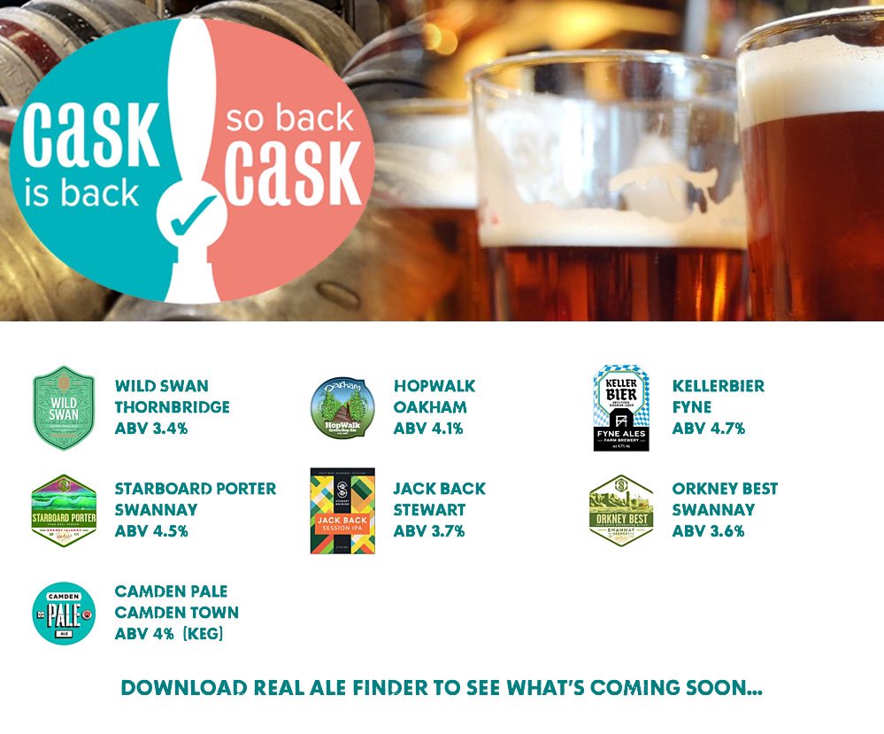 Cask & Barrel South (@caskandbarrelss) on Twitter photo On the bar today!
Beer Board: bit.ly/37B0ERw
#CaskIsBack <a href="/thornbridge/">Thornbridge Brewery</a> <a href="/OakhamAles/">Oakham Ales</a> <a href="/FyneAles/">Fyne Ales</a> <a href="/SwannayBrewery/">Swannay Brewery 🍻</a> <a href="/StewartBrewing/">StewartBrewing</a> <a href="/CamdenBrewery/">Camden Town Brewery</a>
#RealAleFinder <a href="/CAMRA_Edinburgh/">Edinburgh CAMRA</a> <a href="/BeerEdinburgh/">Edinburgh Beer</a> <a href="/GoodBeerInEd/">Good Beer In Edinburgh</a> #realale #edinburgh #cheers On the bar today!
Beer Board: bit.ly/37B0ERw
#CaskIsBack <a href="/thornbridge/">Thornbridge Brewery</a> <a href="/OakhamAles/">Oakham Ales</a> <a href="/FyneAles/">Fyne Ales</a> <a href="/SwannayBrewery/">Swannay Brewery 🍻</a> <a href="/StewartBrewing/">StewartBrewing</a> <a href="/CamdenBrewery/">Camden Town Brewery</a>
#RealAleFinder <a href="/CAMRA_Edinburgh/">Edinburgh CAMRA</a> <a href="/BeerEdinburgh/">Edinburgh Beer</a> <a href="/GoodBeerInEd/">Good Beer In Edinburgh</a> #realale #edinburgh #cheers
