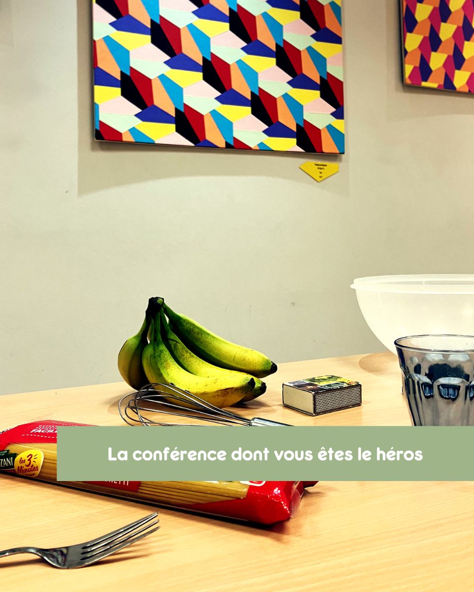 🦸🏾‍♀️Assistez à notre deuxième exposé surprise interactif ! Découvrez les maths cachées derrière les objets de la cuisine (🍳? 🔪? 🍌?) que vous choisissez !
Jeudi 12/12 à 19 h - à partir de 15 ans
Pour réserver : reservations.mmi-lyon.fr/#/individuels/…