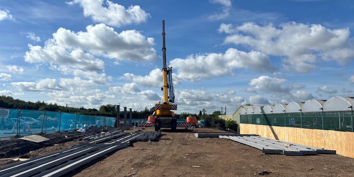 TwiggsMatlock's tweet photo. The Twiggs Fabrication Team recently visited Bretby Garden Centre in Burton-on-Trent to deliver fabricated steel. 🚜

#twigg #steelwork #structuralsteelwork #bretbygardencentre https://t.co/kFJbyvnyya