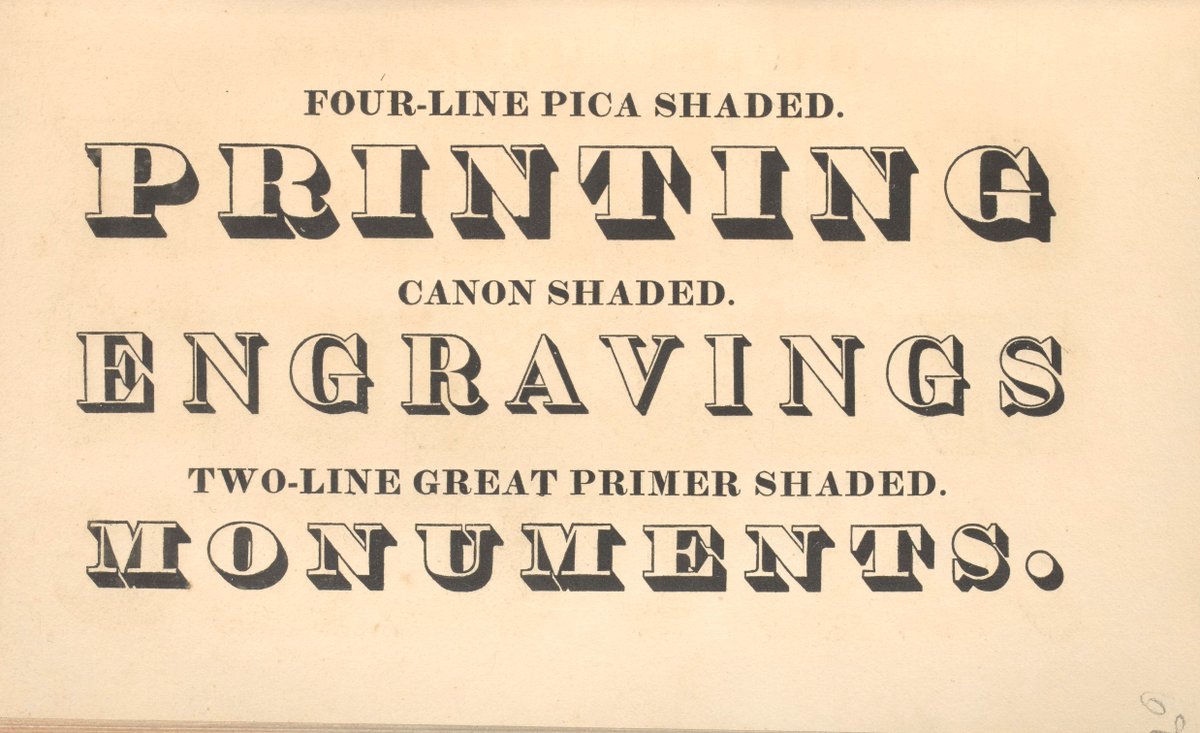 stbridefdn's tweet image. Specimen of printing types, Caslon, Son &amp;amp; Livermore (1825).

🔗 See the full digitised specimen here buff.ly/4fhKw4v 

#TypeSpecimen #Typeface #Typography #TypeDesign #GraphicDesign #DesignHistory #Letterpress #Printing #Library #Collections