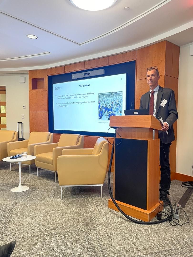 Thank you <a href="/IFC_org/">IFC</a> &amp; partners for a great <a href="/Better_Work/">Better Work</a> Global Partner Forum! 

Highlights: @ILO's Patrick Belser on living wages &amp; discussions on heat stress, stressing the need for collective action &amp; collaboration.

Join us on the journey: buff.ly/3Z4XwVM