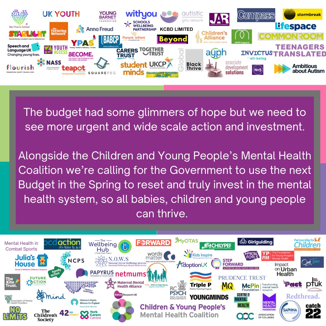 YPAS Liverpool (@ypasliverpool) on Twitter photo We're teaming up with <a href="/CYPMentalHealth/">Children & Young People's Mental Health Coalition</a> to demand the Government prioritise mental health in the Autumn Budget.
Let's ensure all young people can thrive. Read our joint response 👇
ow.ly/zGwO50U4wcX We're teaming up with <a href="/CYPMentalHealth/">Children & Young People's Mental Health Coalition</a> to demand the Government prioritise mental health in the Autumn Budget.
Let's ensure all young people can thrive. Read our joint response 👇
ow.ly/zGwO50U4wcX
