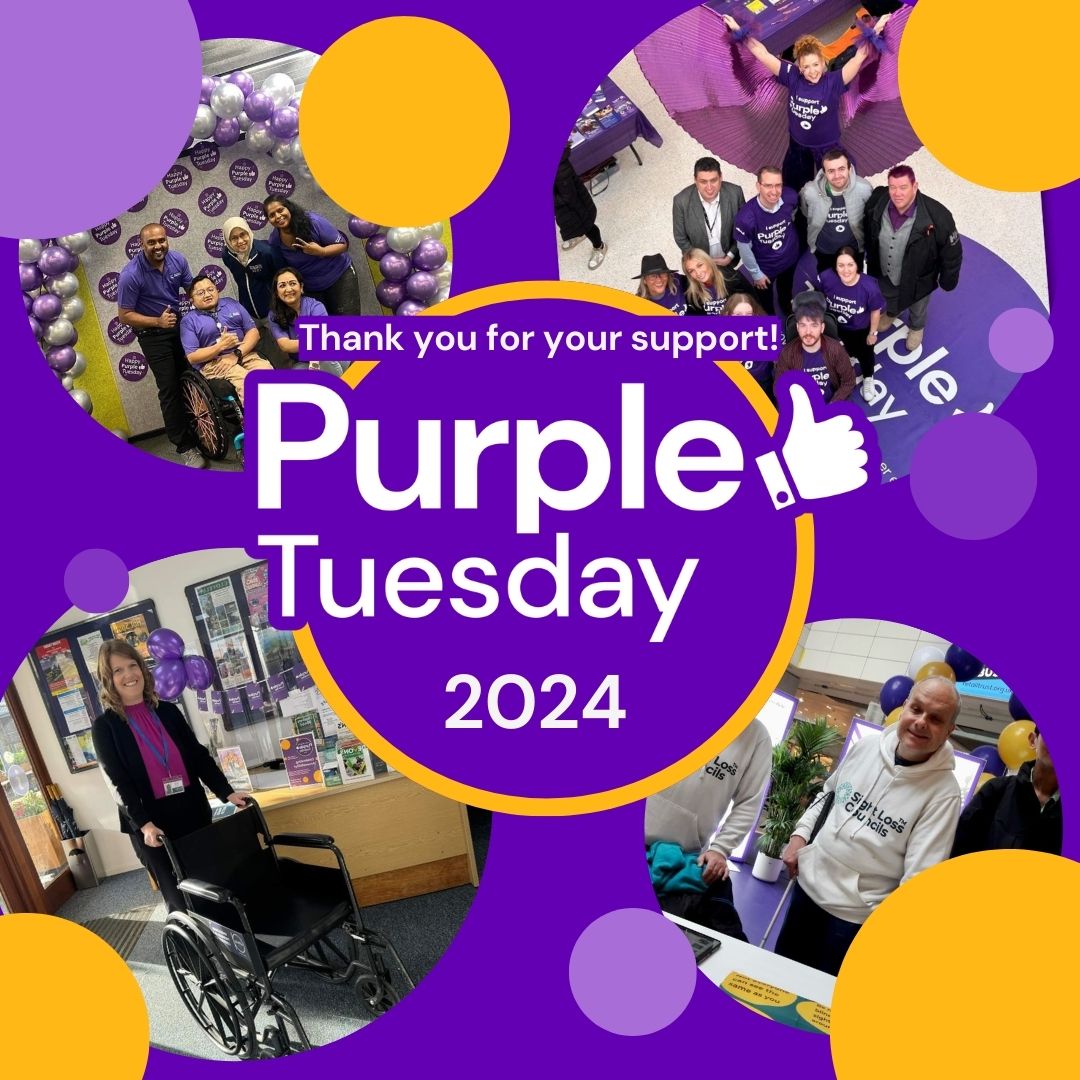 Purple Tuesday was amazing yesterday! We were thrilled to see so many people spotlighting accessibility and turning the world purple. A heartfelt thank you to everyone who participated.

#PurpleTuesday #Accessibility #InclusiveDesign #DisabilityFriendly #PurpleTuesday2024