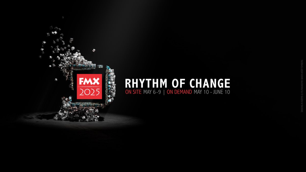 ArtofVFX's tweet photo. We're excited to be a media partner for @fmx_conference 2025 this May! This year's theme, "Rhythm of Change," explores the future of #VFX & #animation, led by industry legend #PaulDebevec as Program Chair. Don’t miss it! https://t.co/oTVqIpwgwc https://t.co/ZTdjJIr99h